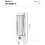 چراغ اضطراری ویداسی مدل WD890T - تصویر 4