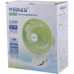 پنکه شارژی ویداسی مدل WD-225 با باتری ۲۴۰۰mAh - تصویر 3
